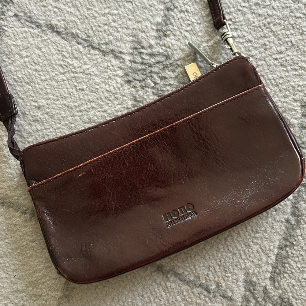 HOBO Brown Crossbody Bag with Adjustable Strap